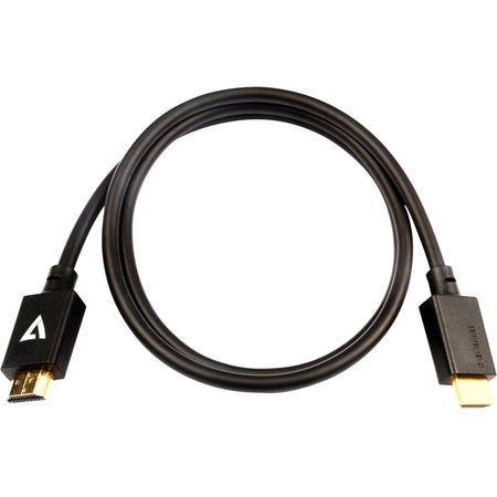 V7 Black Video Cable Pro HDMI Male to HDMI Male 1m 3.3ft - V7HDMIPRO-1M-BLK