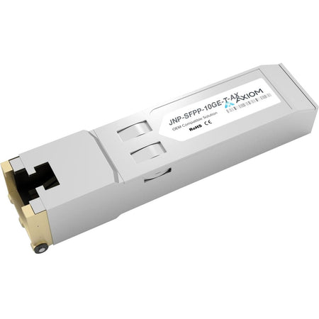 Axiom 10GBASE-T SFP+ Transceiver for Juniper - JNP-SFPP-10GE-T - JNP-SFPP-10GE-T-AX