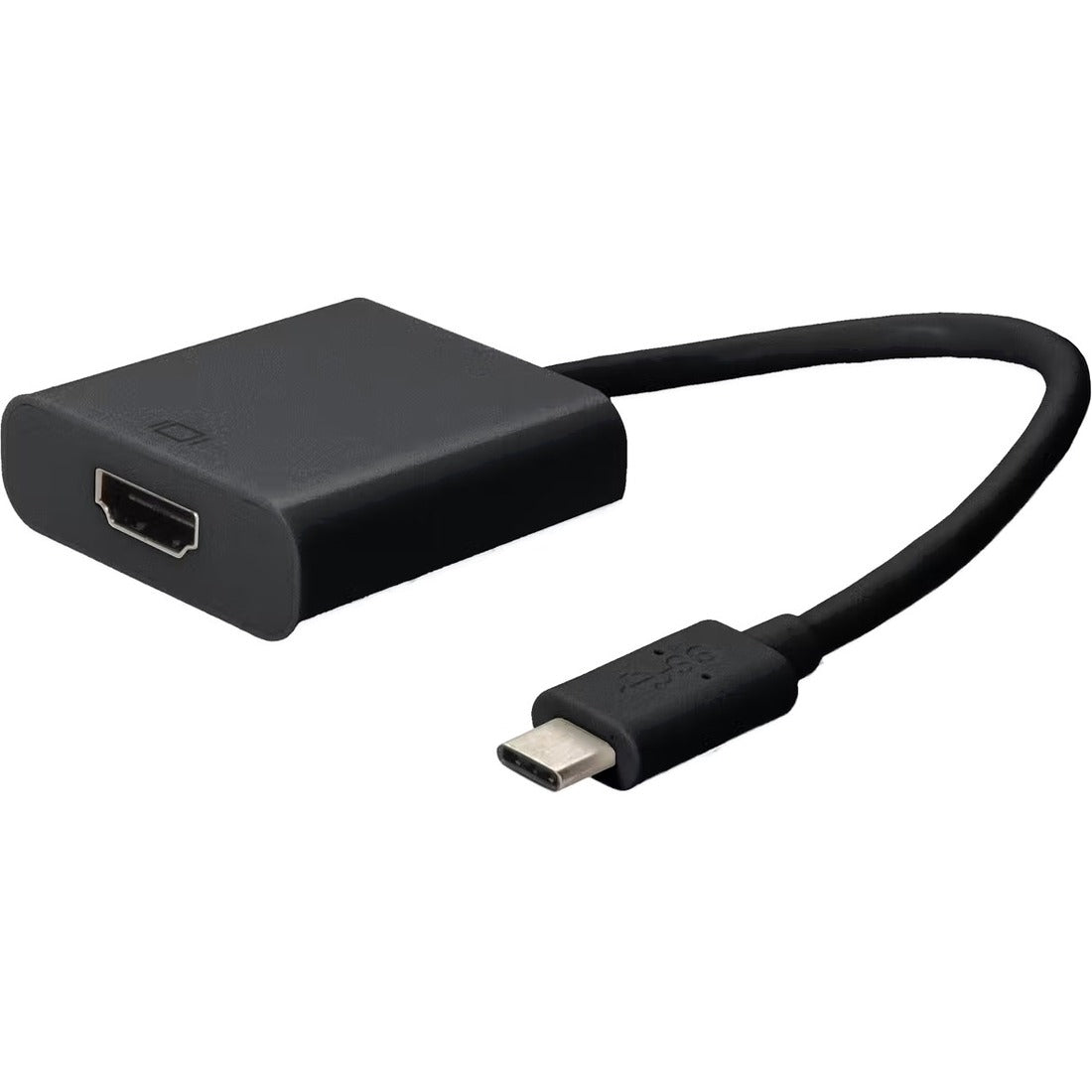 AddOn 20cm (8in) USB 3.1 Type (C) Male to HDMI Female Black Adapter Cable - USBC2HDMI