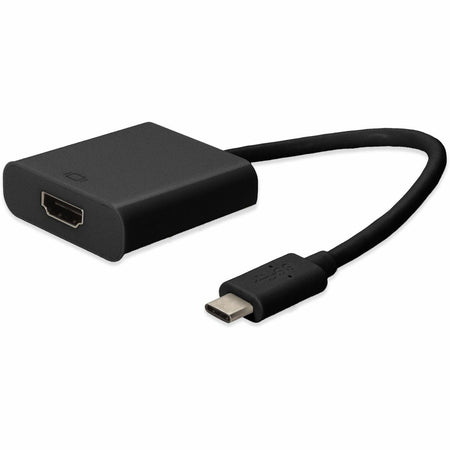AddOn 20cm (8in) USB C 3.1 Male to HDMI Female Black Adapter Cable - USBC2HDMI