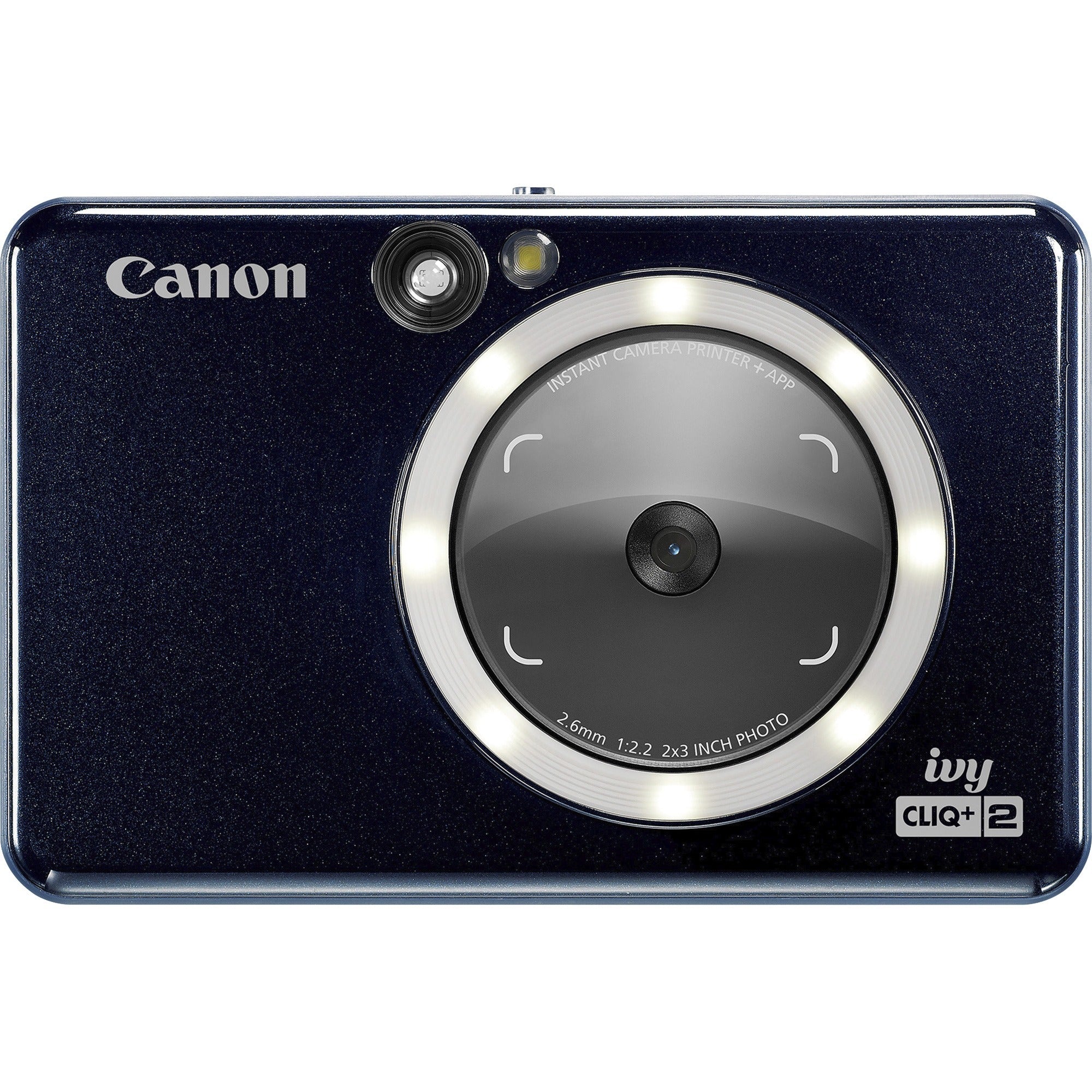 Canon IVY CLIQ+2 8 Megapixel Instant Digital Camera - Midnight Navy - 4519C005