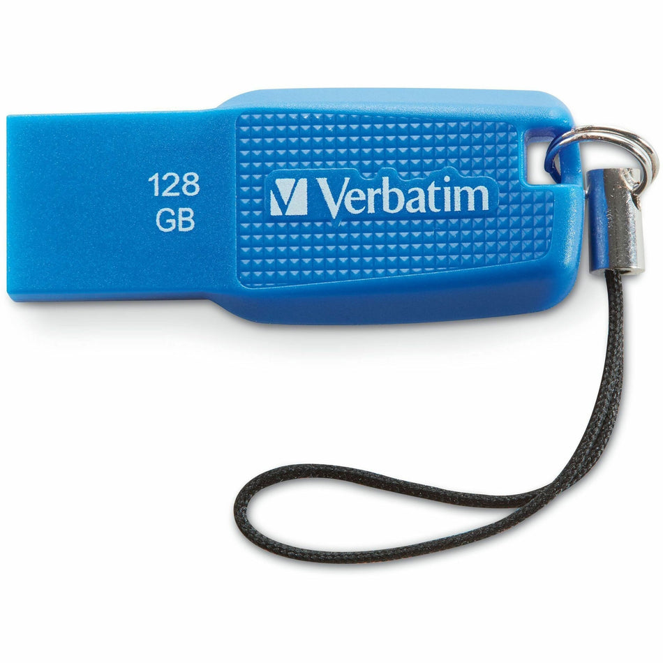 Verbatim 128GB Ergo USB 3.0 Flash Drive - Blue - 70880