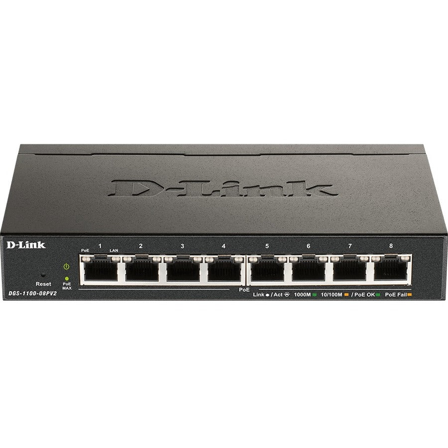 D-Link DGS-1100-08PV2 Ethernet Switch - DGS-1100-08PV2