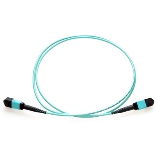 Axiom MPO Female to MPO Female Multimode OM3 50/125 Fiber Optic Cable - 0.5m - MPOFFOM30.5M-AX