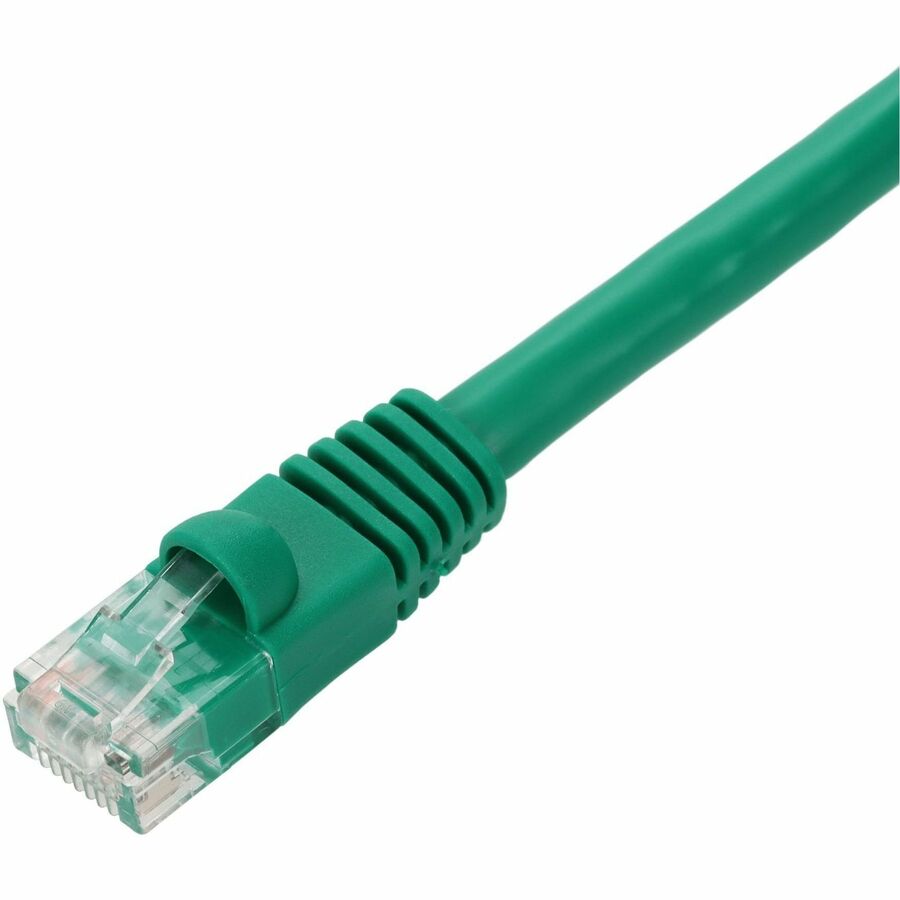 AddOn 7ft Green CAT 5E PVC Ethernet Cable Snagless Bubble Boot RJ-45 M/M - ADD-7FCAT5E-GN