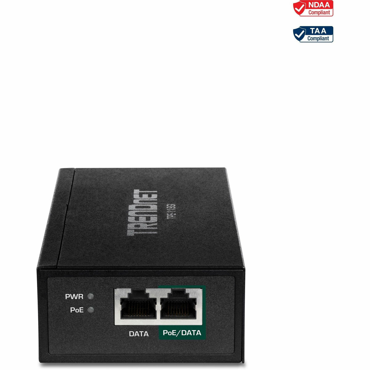TRENDnet Gigabit PoE++ Injector, Convert A Non-PoE Port to A PoE++ Gigabit Port, PoE (15.4W), PoE+ (30W), Or PoE++ (95W), Up to 100m (328 ft), Integrated Power Supply, Black, TPE-119GI - TPE-119GI