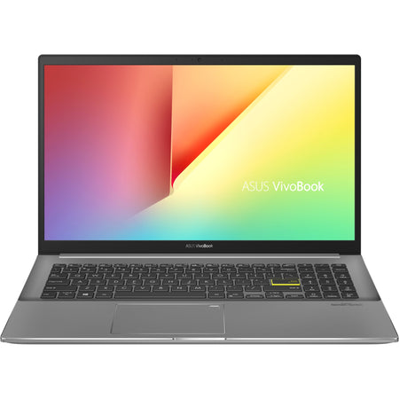 Asus VivoBook S15 S533 S533EA-DH74 15.6" Notebook - Full HD - 1920 x 1080 - Intel Core i7 11th Gen i7-1165G7 Quad-core (4 Core) 2.80 GHz - 16 GB Total RAM - 512 GB SSD - Indie Black, Gray - S533EA-DH74