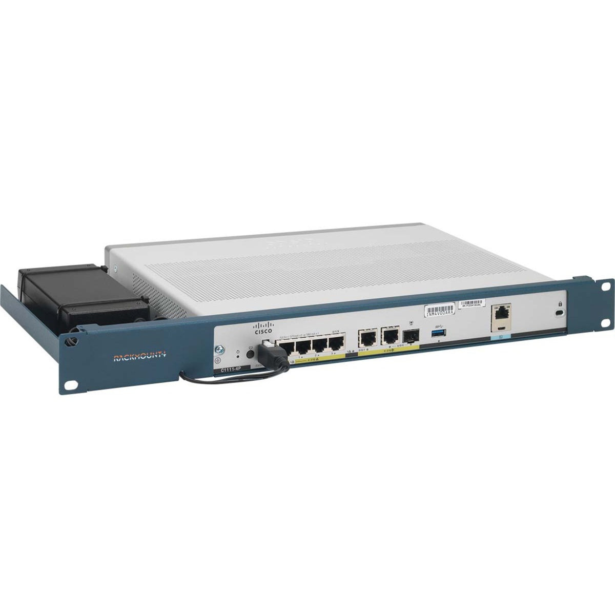 RACKMOUNT.IT Cisrack Rack Mount for Router, Power Supply - Metallic Blue - RM-CI-T9