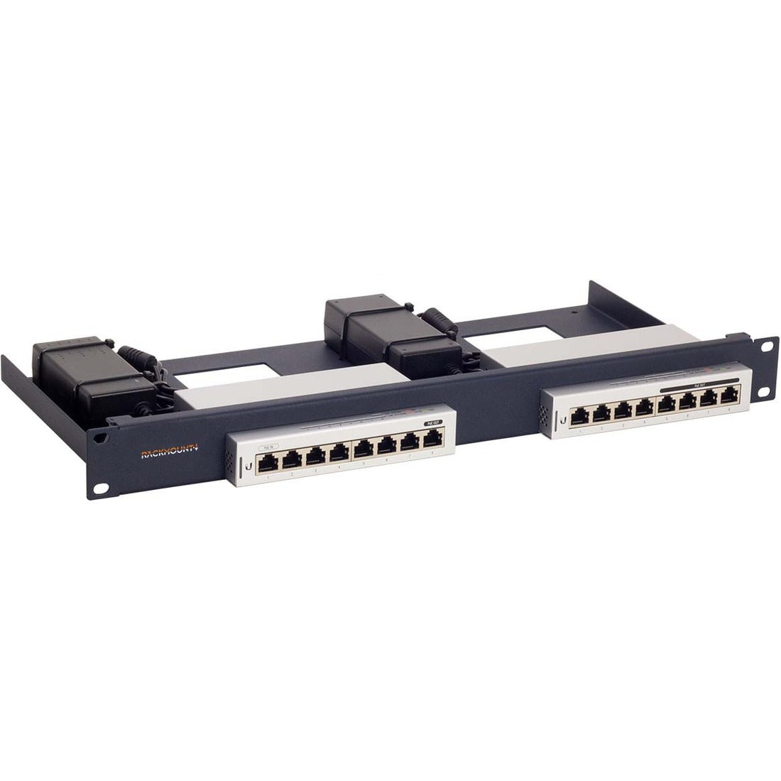 RACKMOUNT.IT UB-RACK Rack Mount for Switch, Power Supply - Metallic Dark Blue - RM-UB-T1