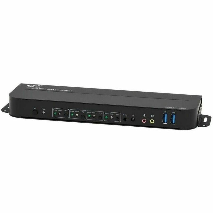 Eaton Tripp Lite Series 4-Port HDMI/USB KVM Switch - 4K 60 Hz, HDR, HDCP 2.2, IR, USB Sharing - B005-HUA4