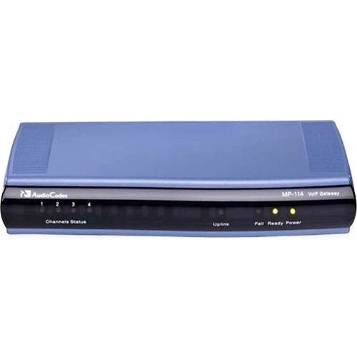 AudioCodes MediaPack MP-114 VoIP Gateway - MP114/2S/2O/SIP/CER