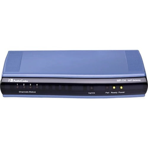 AudioCodes MediaPack MP-114 VoIP Gateway - MP114/2S/2O/SIP/D