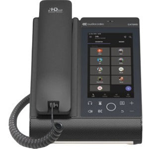 AudioCodes C470HD IP Phone - Corded - Corded/Cordless - Bluetooth, Wi-Fi - Desktop - Black - TEAMS-C470HDPS-DBW