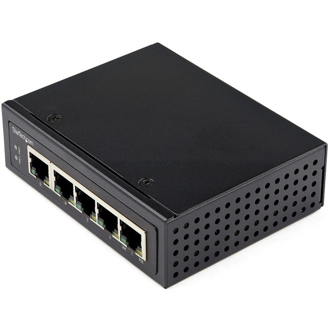 StarTech.com Industrial 5 Port Gigabit PoE Switch 30W - Power Over Ethernet Switch - GbE POE+ Network Switch - Unmanaged - IP-30 - IESC1G50UP