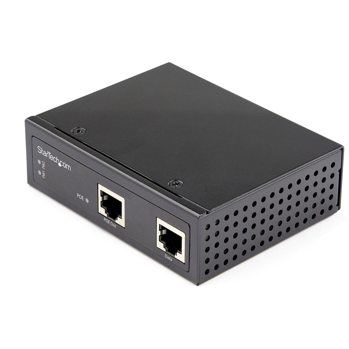 StarTech.com Industrial Gigabit PoE Injector - High Speed 90W 802.3bt PoE++ 52V-56VDC Ultra Power Over Ethernet/UPoE Injector -40C to +75C - POEINJ1G90W