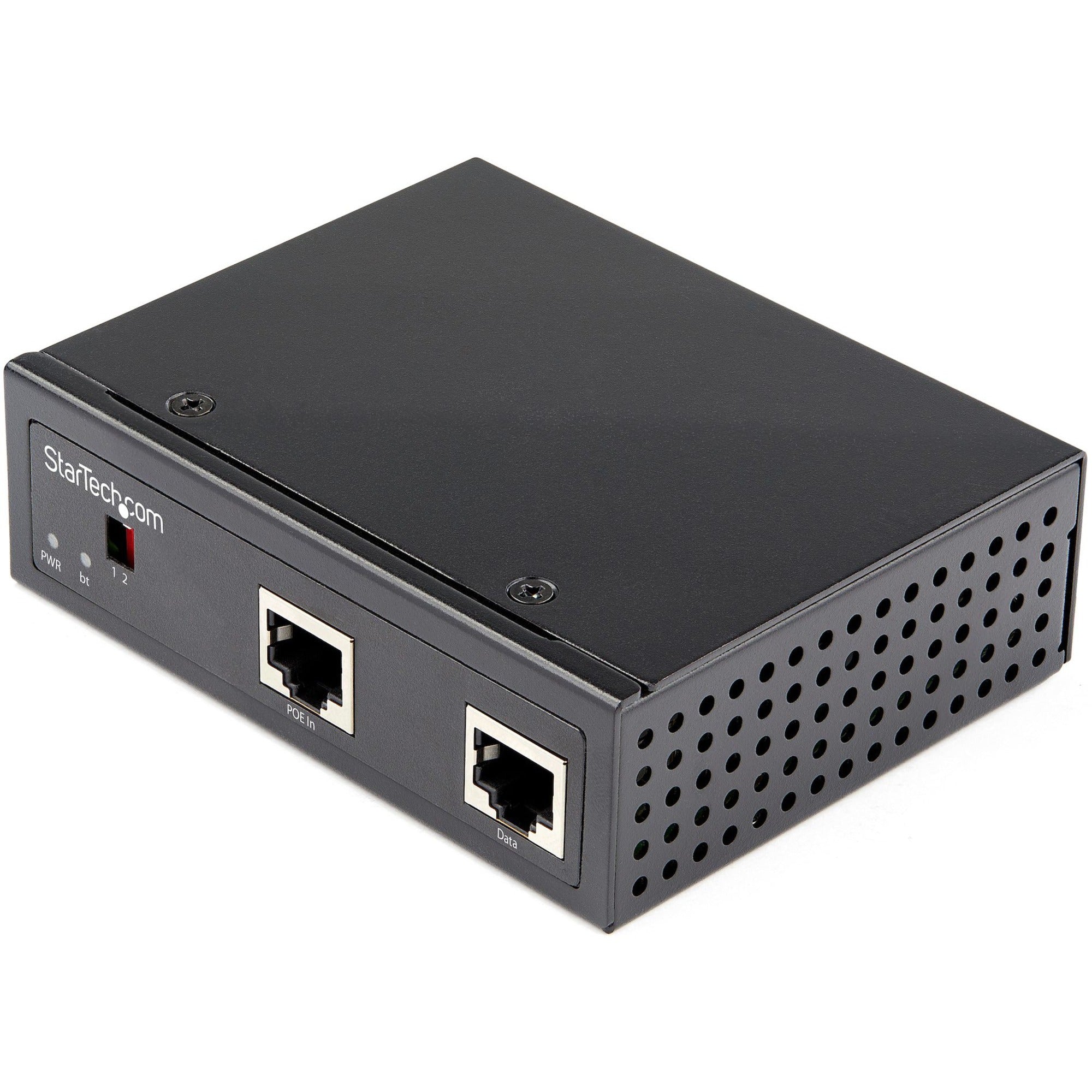 StarTech.com Industrial Gigabit PoE Splitter - 90W Power over Ethernet PoE++ Splitter - 12-48V DC Splitter 802.3bt Ultra PoE -40C to +75C - POESLT1G48V