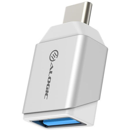 Alogic Ultra Mini USB-C to USB-A Adapter -Silver - ULCAMN-SLV