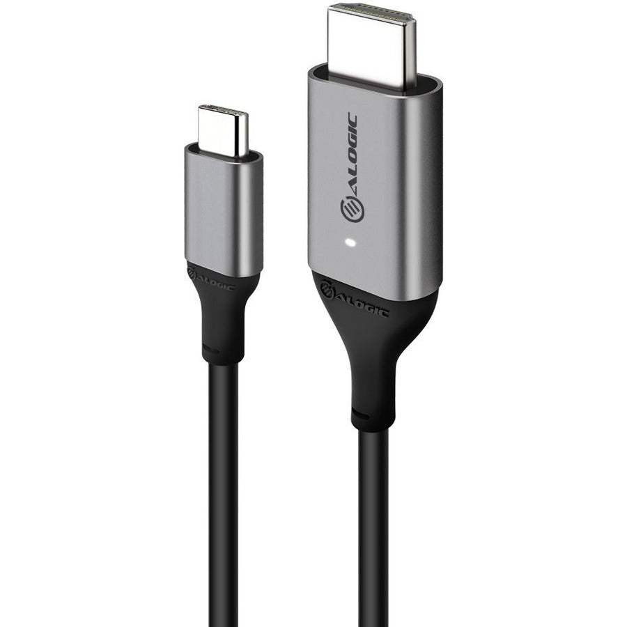 Alogic USB-C (Male) to HDMI (Male) Cable - Ultra Series - 4K 60Hz - Space Grey - 1m - ULCHD01-SGR