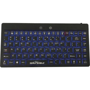 Seal Shield Silk Mini Glow Waterproof Silicone Backlit Keyboard - SW89G
