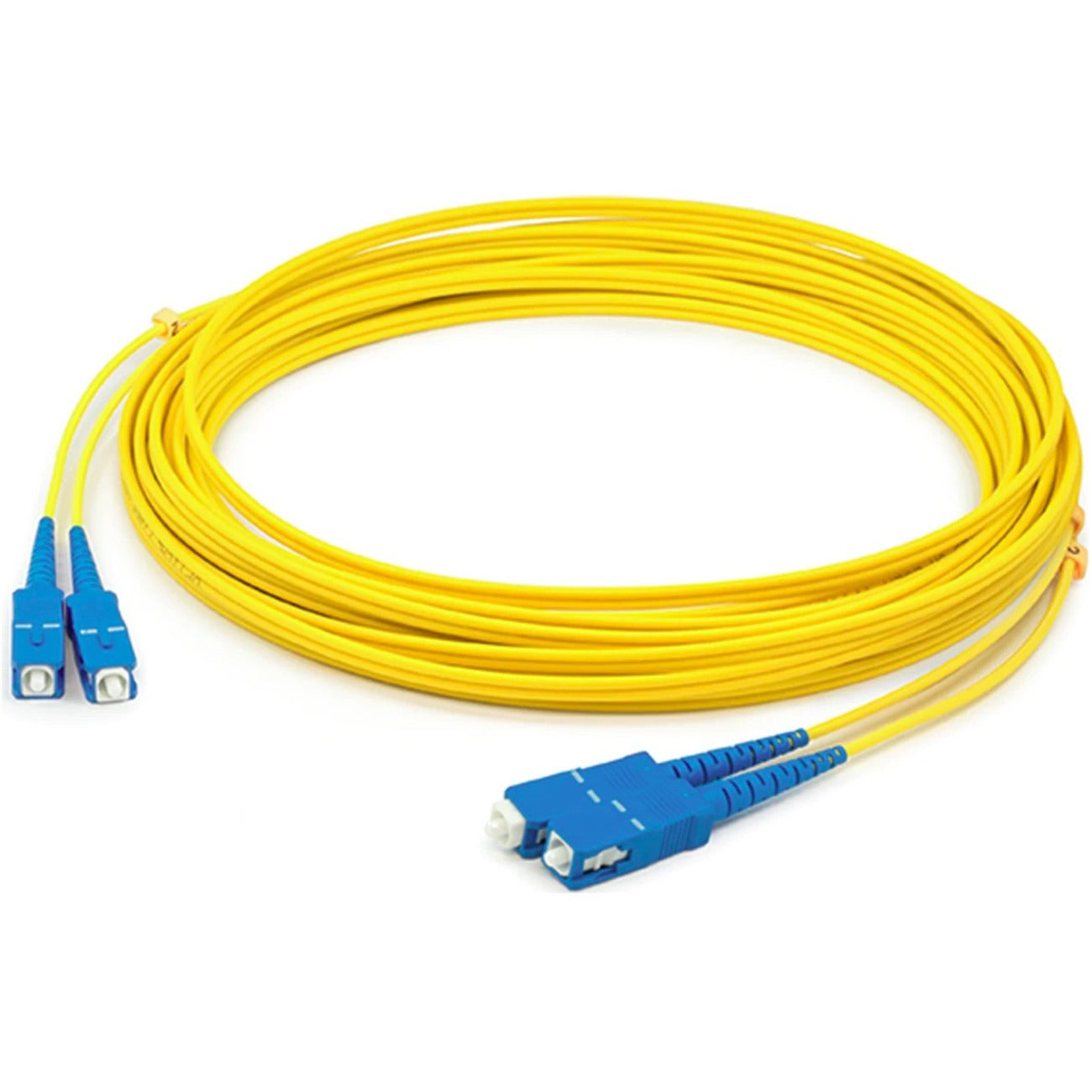 AddOn 29m SC (Male) to SC (Male) Straight Yellow OS2 Duplex LSZH Fiber Patch Cable - ADD-SC-SC-29M9SMFLZ