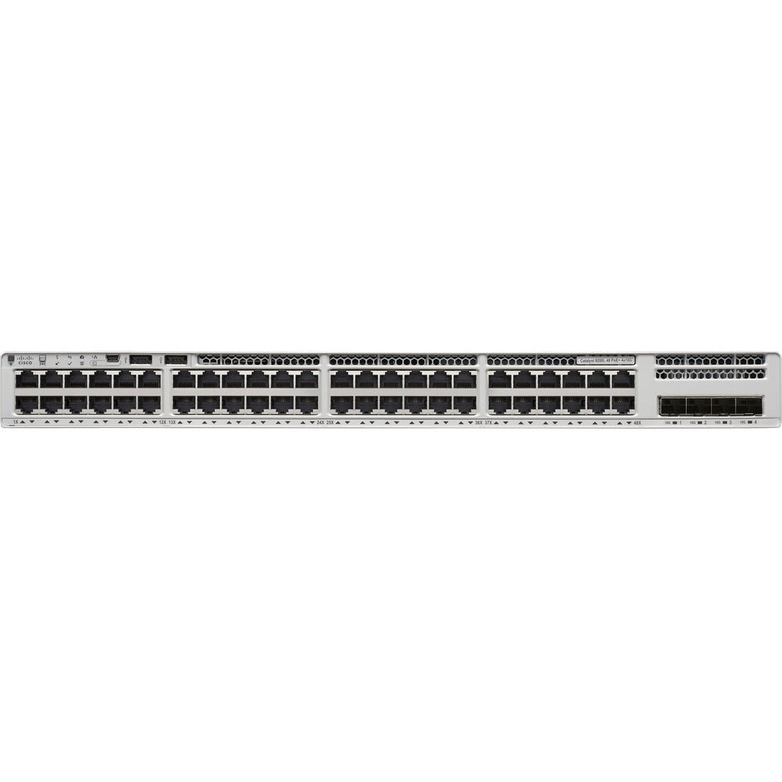 Cisco Catalyst 9200L48-port Partial PoE+ 4x1G Uplink Switch, Network Advantage - C9200L-48PL-4G-A