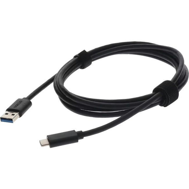 AddOn 6ft USB 2.0 (C) Male to USB 2.0 (A) Male Black Adapter Cable - USBC2USB6F