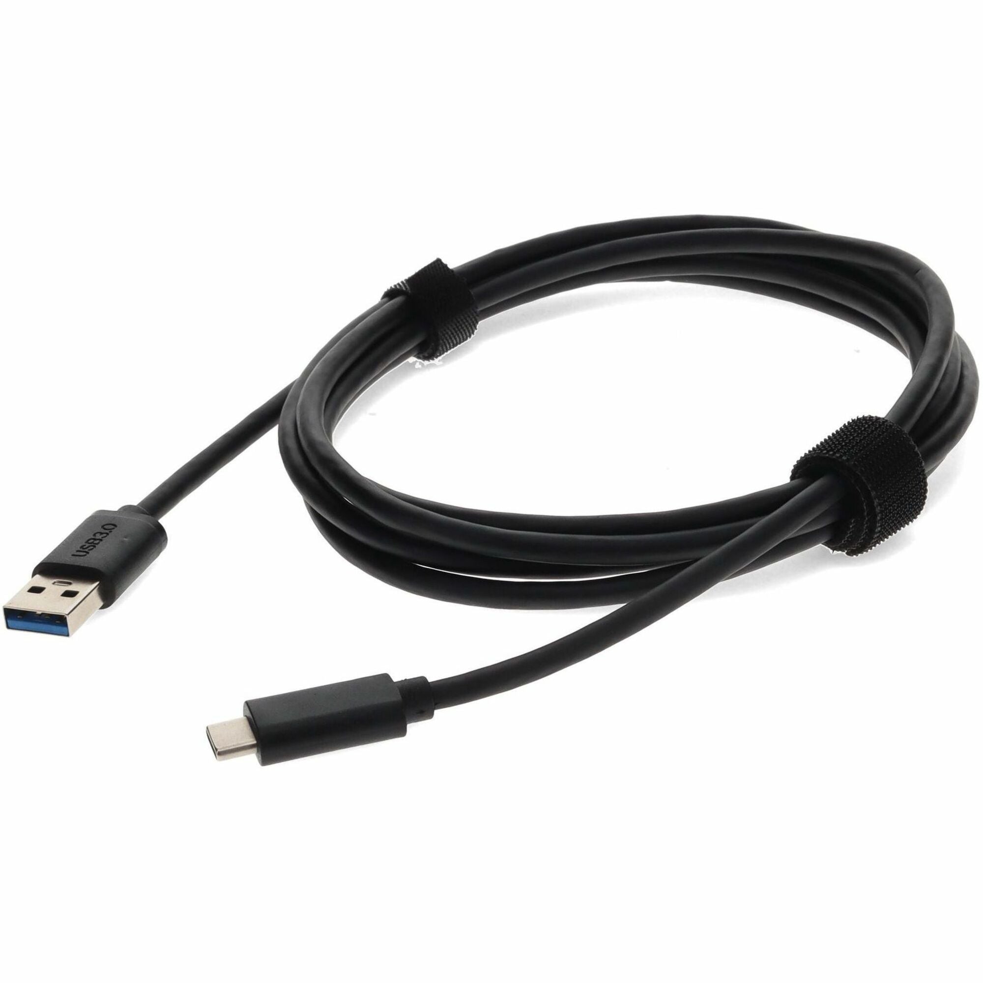 AddOn 6ft USB C 3.1 Male to USB A 3.0 Male Black Adapter Cable - USBC2USB6F