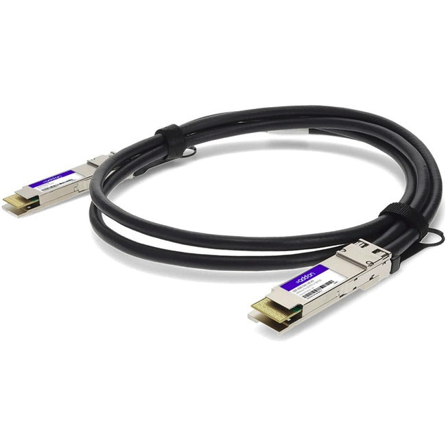 AddOn Twinaxial Network Cable - QDD-400G-DAC-1M-AO