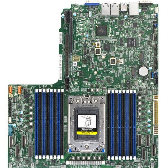 Supermicro H12SSW-iNR Server Motherboard - AMD Chipset - Socket SP3 - Proprietary Form Factor - MBD-H12SSW-INR-O