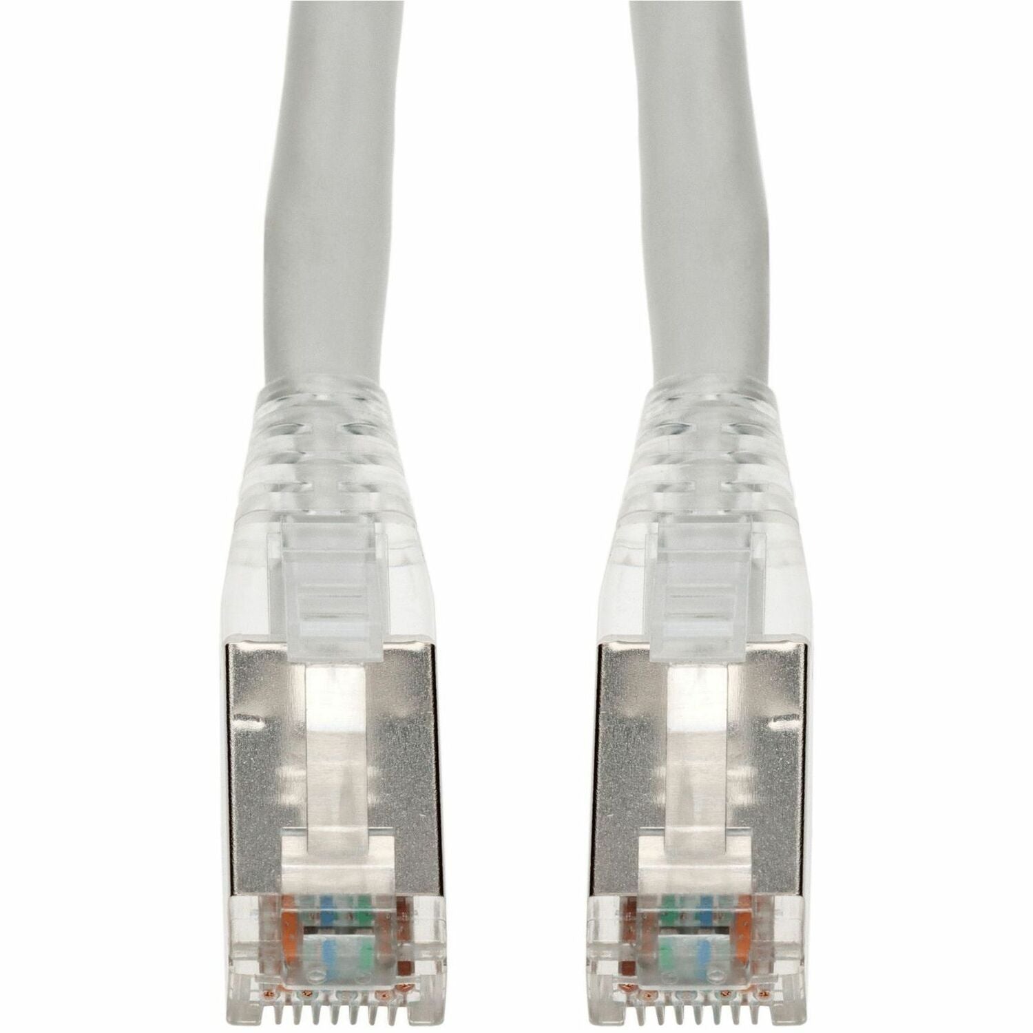 AddOn 5ft White CAT 6 Shielded PVC Ethernet Cable Snagless Easy Clear Boot RJ-45 M/M - ADD-5FCAT6S-WE