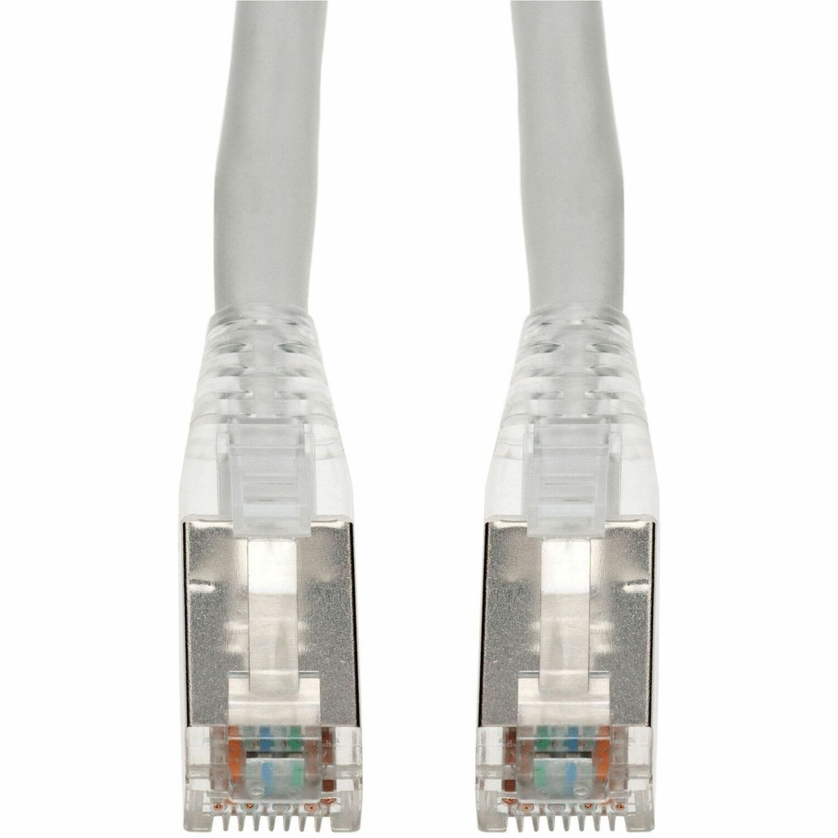 AddOn 7ft White CAT 6 Shielded PVC Ethernet Cable Snagless Easy Clear Boot RJ-45 M/M - ADD-7FCAT6S-WE