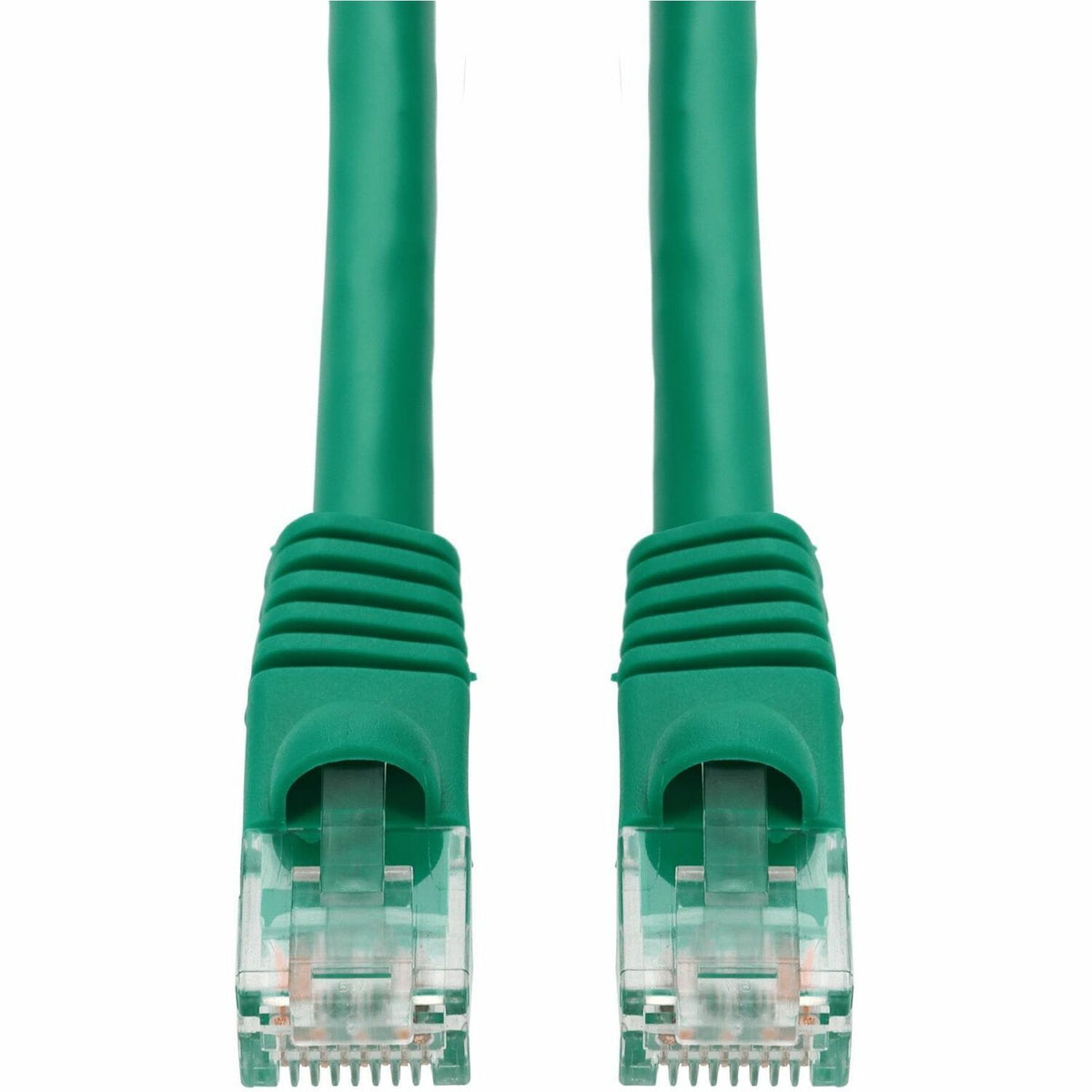AddOn 15ft Green CAT 6A PVC Ethernet Cable Snagless Bubble Boot RJ-45 M/M - ADD-15FCAT6A-GN