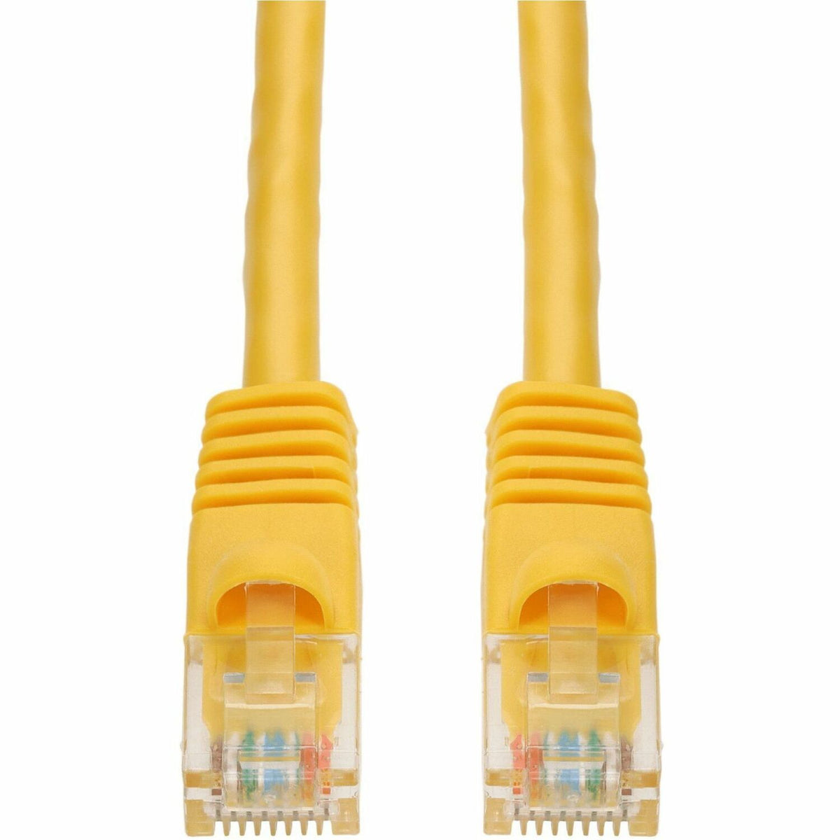AddOn 15ft Yellow CAT 6A PVC Ethernet Cable Snagless Bubble Boot RJ-45 M/M - ADD-15FCAT6A-YW