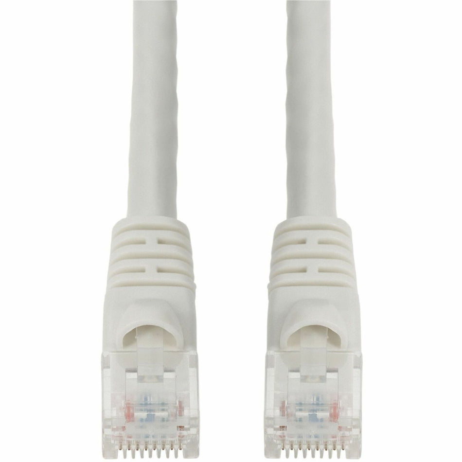 AddOn 25ft White CAT 6A PVC Ethernet Cable Snagless Bubble Boot RJ-45 M/M - ADD-25FCAT6A-WE