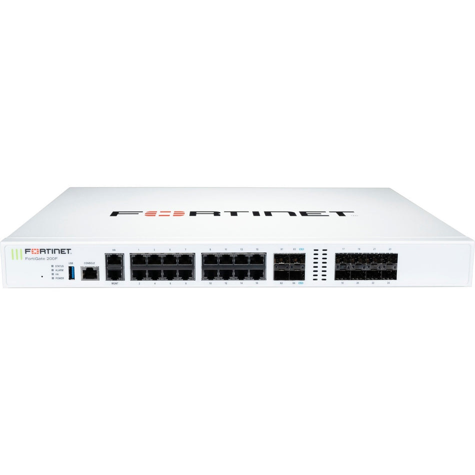 Fortinet FortiGate FG-200F Network Security/Firewall Appliance - FG-200F-BDL-950-12