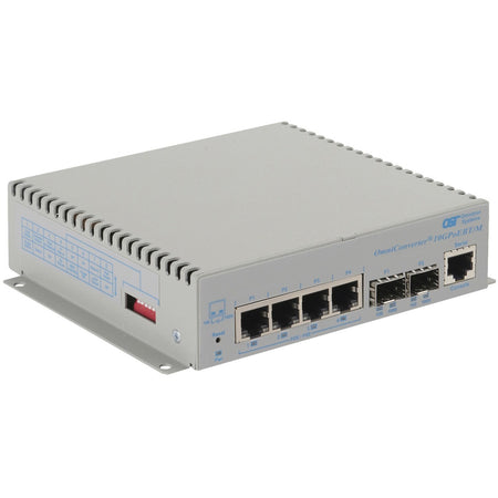 Omnitron Systems OmniConverter 10GPoEBT/M 3160B-0-24-9 Ethernet Switch - 3160B-0-24-9