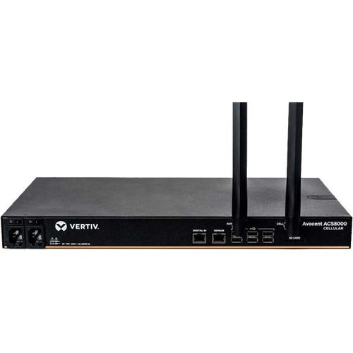 Vertiv Avocent ACS8000 Serial Console 8 port | Dual AC Power | AT&T+Verizon - ACS8008-NA-DAC-400