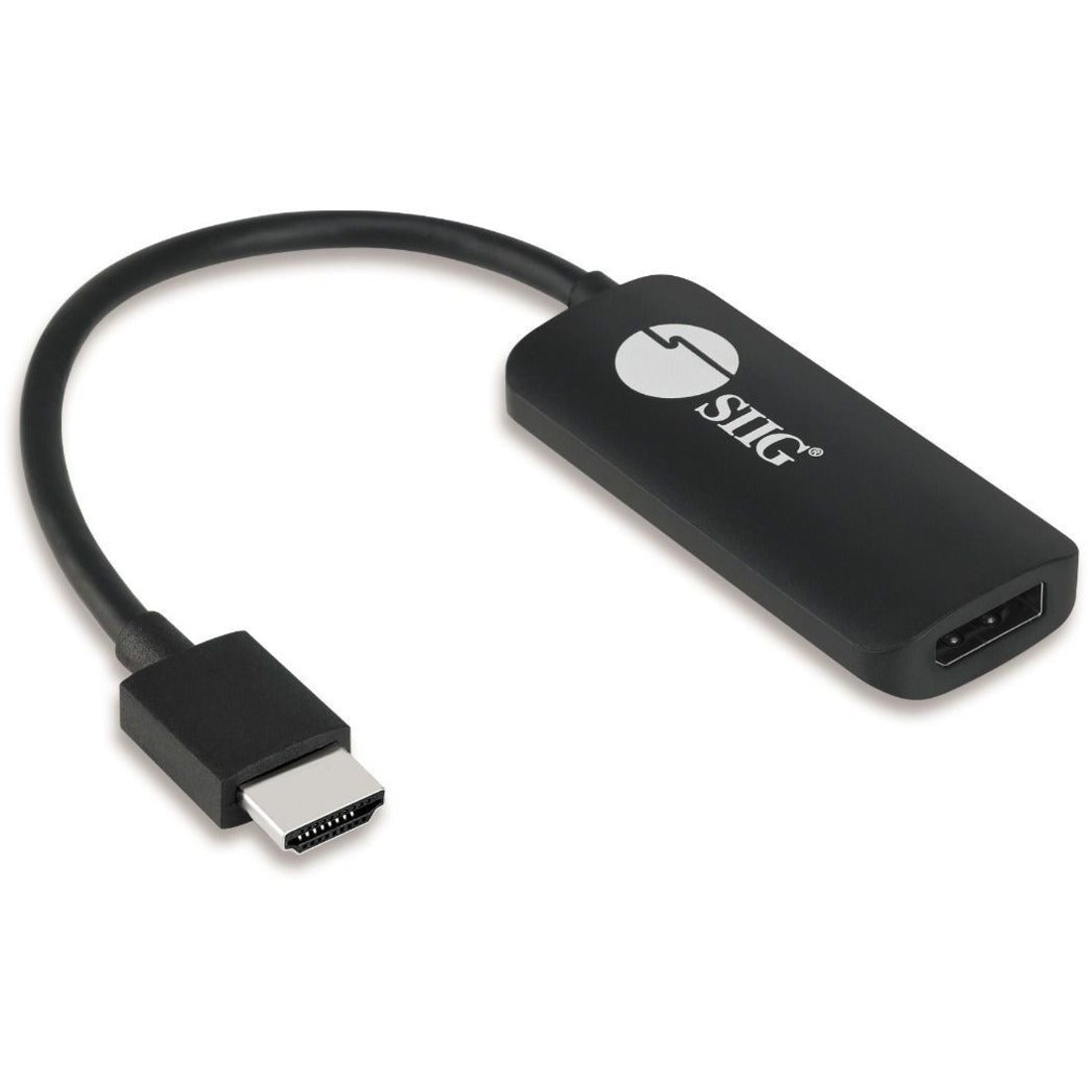 SIIG HDMI to DisplayPort 1.2 4K 60Hz Converter Adapter - CB-H21811-S1