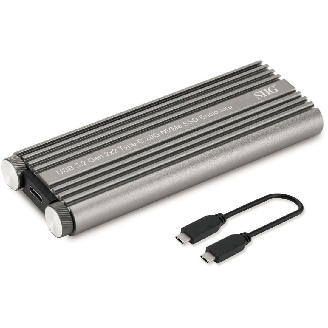 USB 3.2 Gen 2x2 Type-C M.2 PCIe NVMe SSD Enclosure - JU-SA0X11-S1
