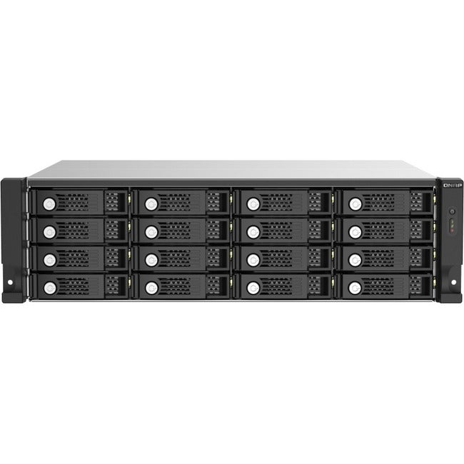 QNAP TL-R1620SEP-RP Drive Enclosure SATA/600 - Mini-SAS HD Host Interface - 3U Rack-mountable - TL-R1620SEP-RP-US
