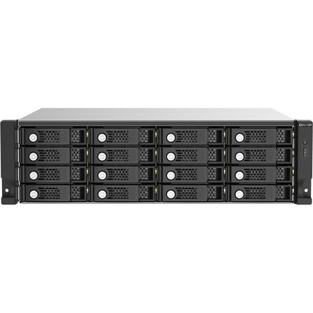 QNAP TL-R1620SEP-RP Drive Enclosure SATA/600 - Mini-SAS HD Host Interface - 3U Rack-mountable - TL-R1620SEP-RP-US