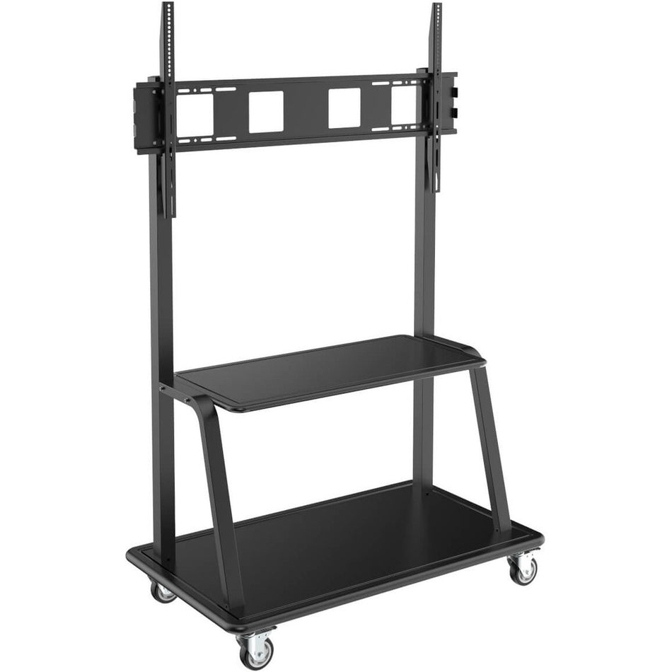 Tripp Lite by Eaton Heavy-Duty Rolling TV Cart for 60" to 105" Flat-Screen Displays Locking Casters Black - DMCS60105XXDD