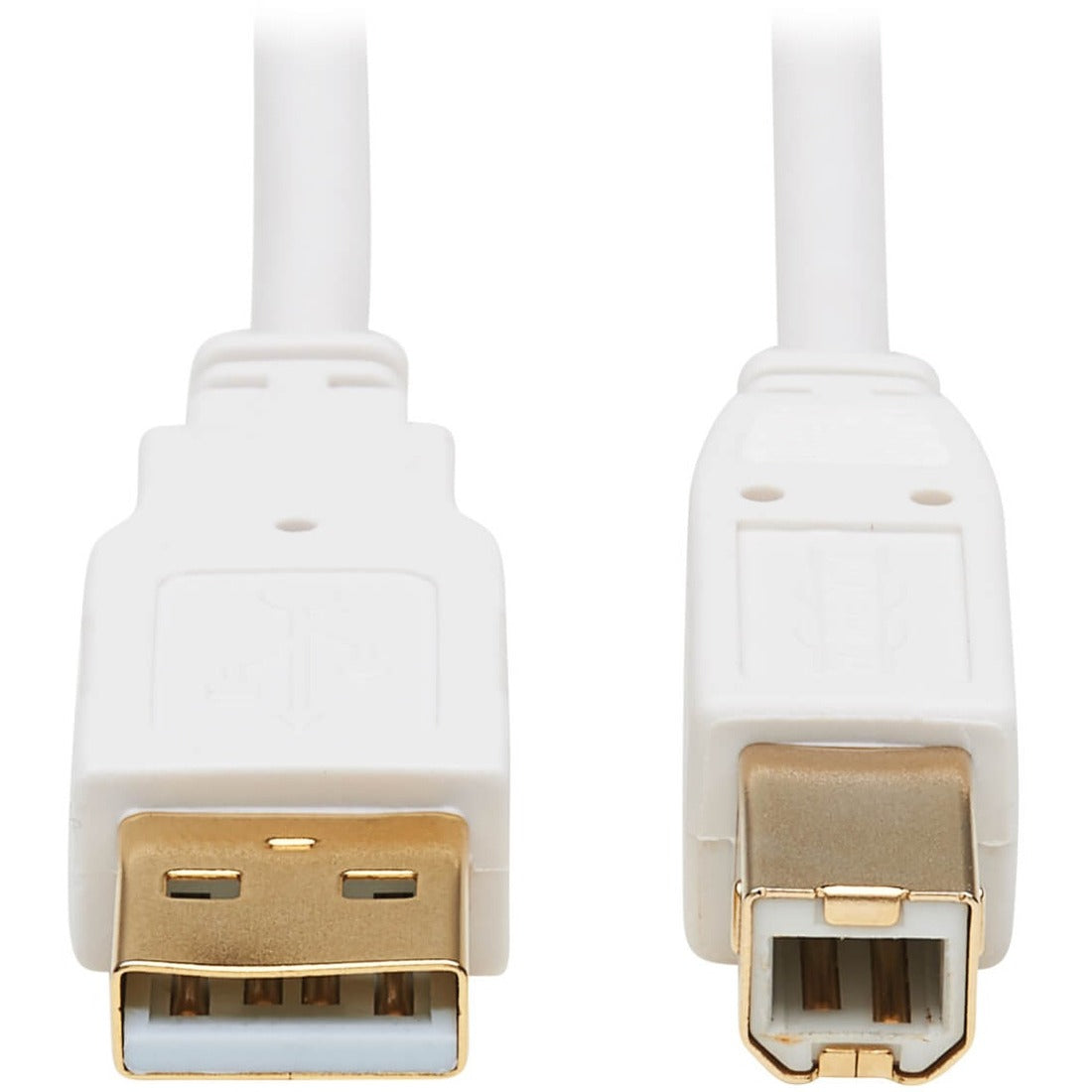 Eaton Tripp Lite Series Safe-IT USB 2.0 A to B Antibacterial Cable (M/M), White, 10 ft. (3.05 m) - U022AB-010-WH