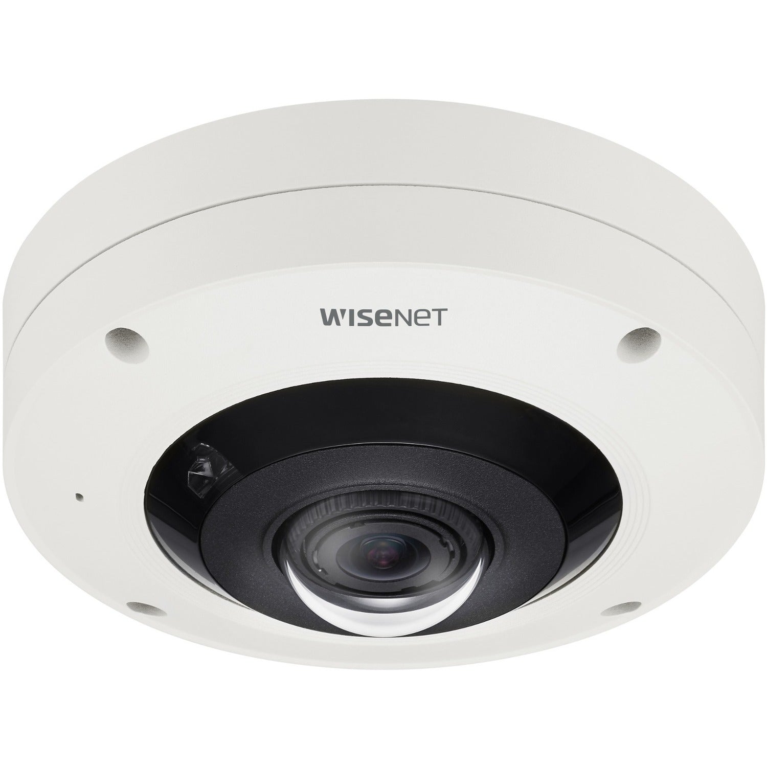 Wisenet XNF-9010RV 12 Megapixel Outdoor Network Camera - Color - Fisheye - White - XNF-9010RV