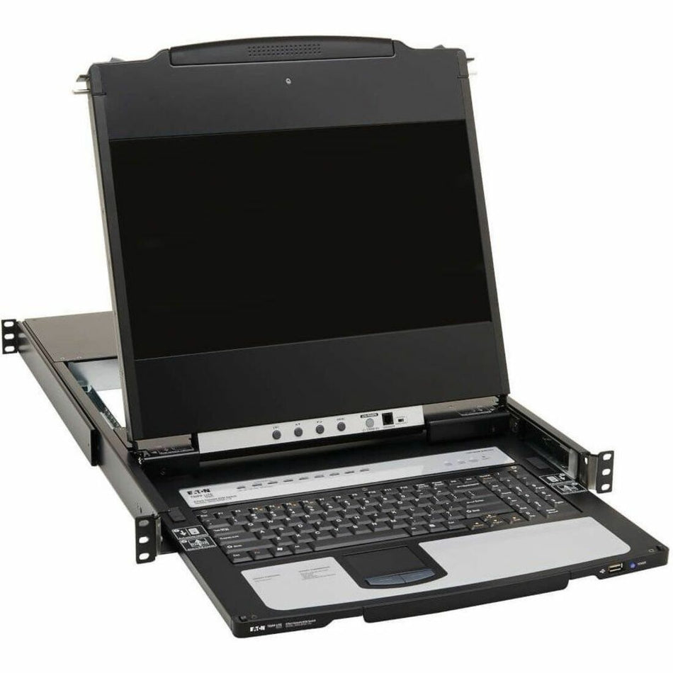 Tripp Lite by Eaton 8-Port NetDirector DisplayPort KVM Switch Console with 17 in. LCD Dual Rail 1U Rack-Mount - B030-DP08-17D