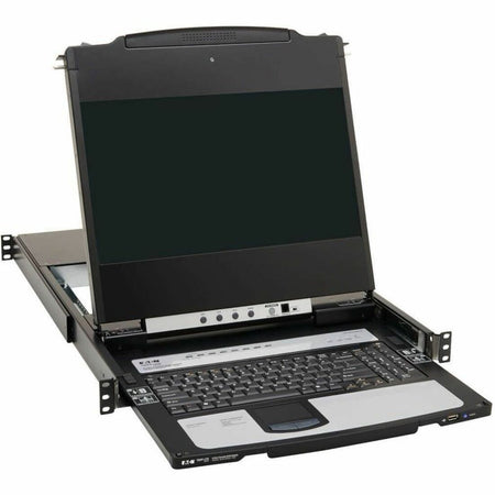 Tripp Lite by Eaton NetDirector 8-Port DisplayPort KVM Switch Console with 17 in. LCD IP Remote Access Dual Rail 1U Rack-Mount - B030-DP08-17DIP