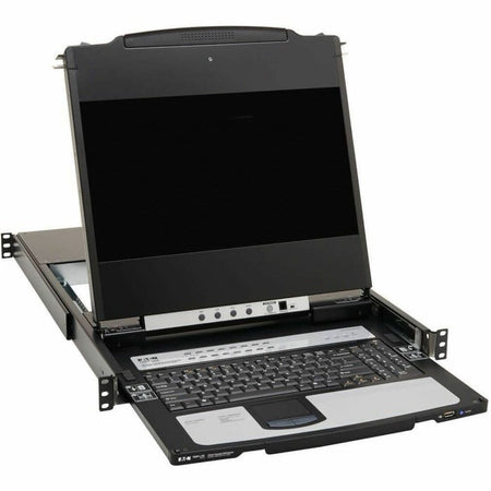 Tripp Lite by Eaton NetDirector 16-Port DisplayPort KVM Switch Console with 17 in. LCD IP Remote Access Dual Rail 1U Rack-Mount - B030-DP16-17DIP