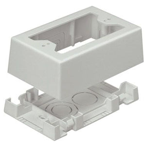 PANDUIT Pan-Way Low Voltage Surface Mount Outlet Box - JBX3510IW-A