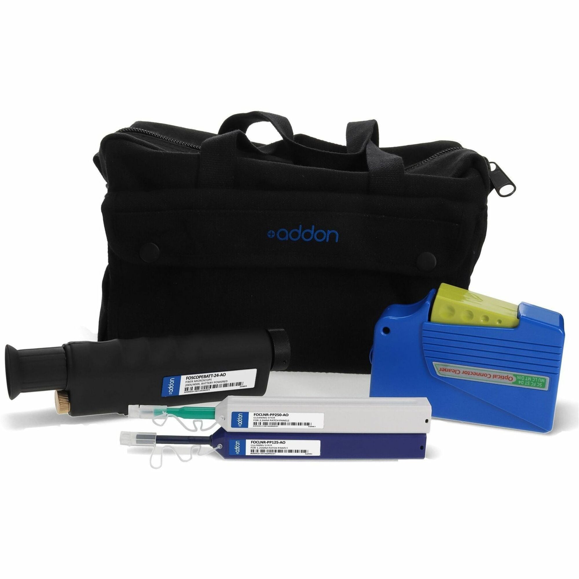 AddOn Complete Fiber Cleaning Kit including Soft Case - CLEANING-KIT-AO