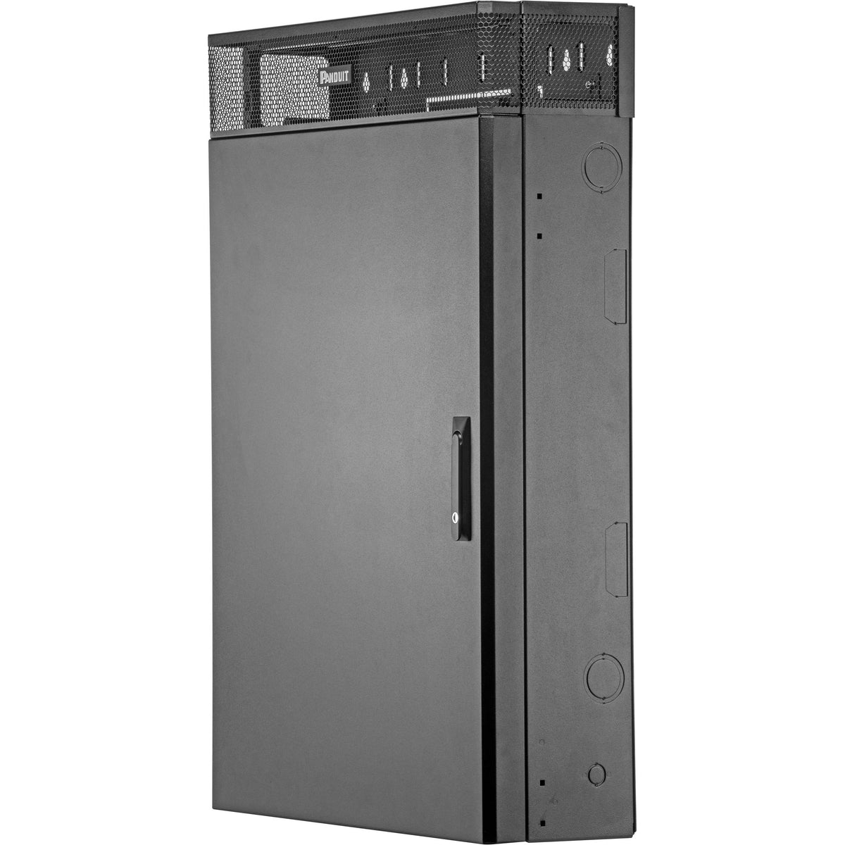 Panduit TrueEdge Vertical Wall Mount Enclosure, 3RU, Black - WME3BL